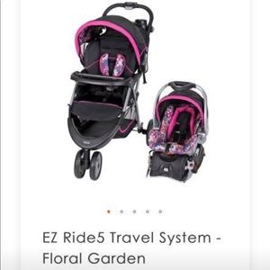 EZ Ride5 Travel System- Floral Garden.